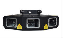 3 głowice 50w RGB Animowany projektor laserowy Sterowanie sygnałem DMX-512